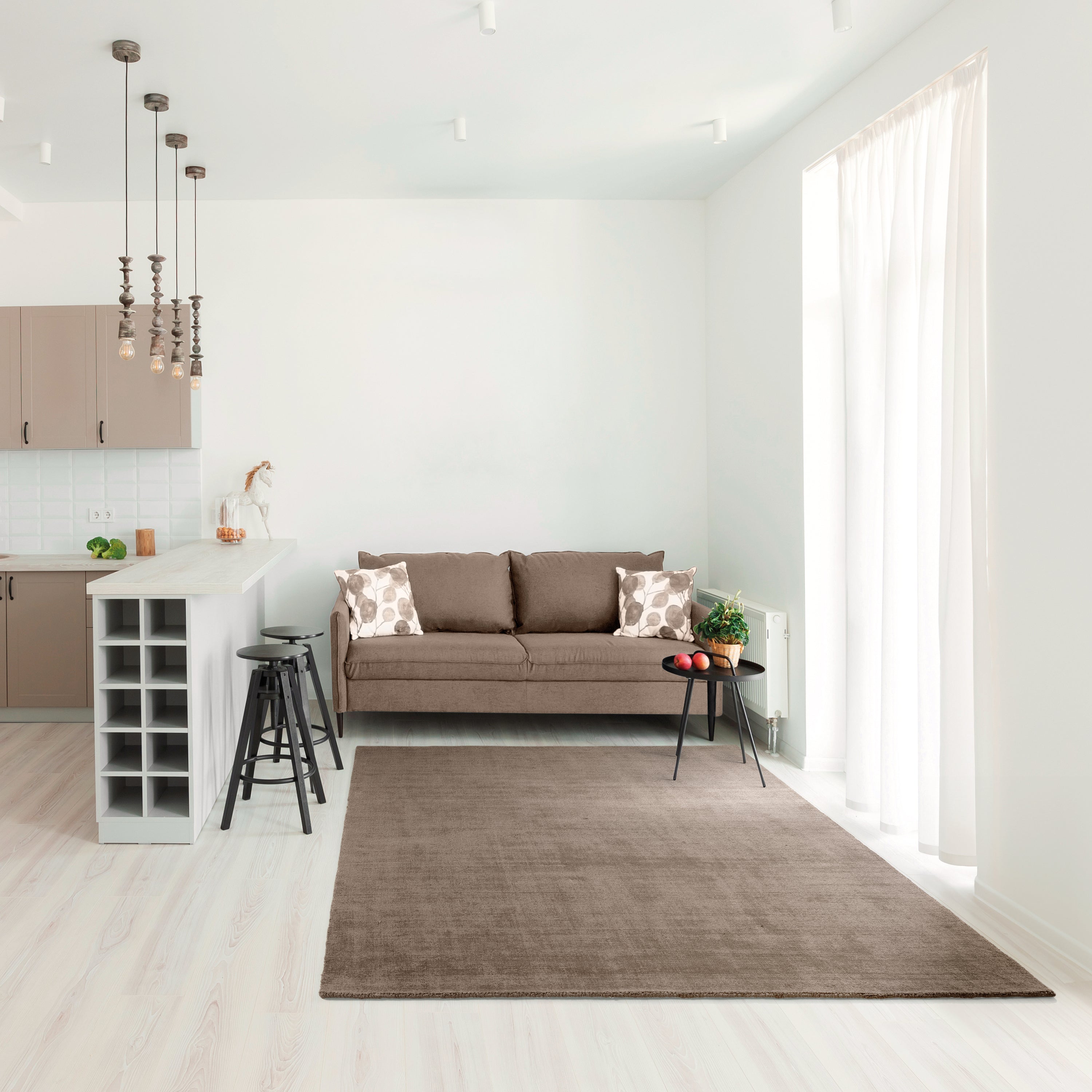 Acsento Corfu Vloerkleed 160 x 230 cm - Taupe