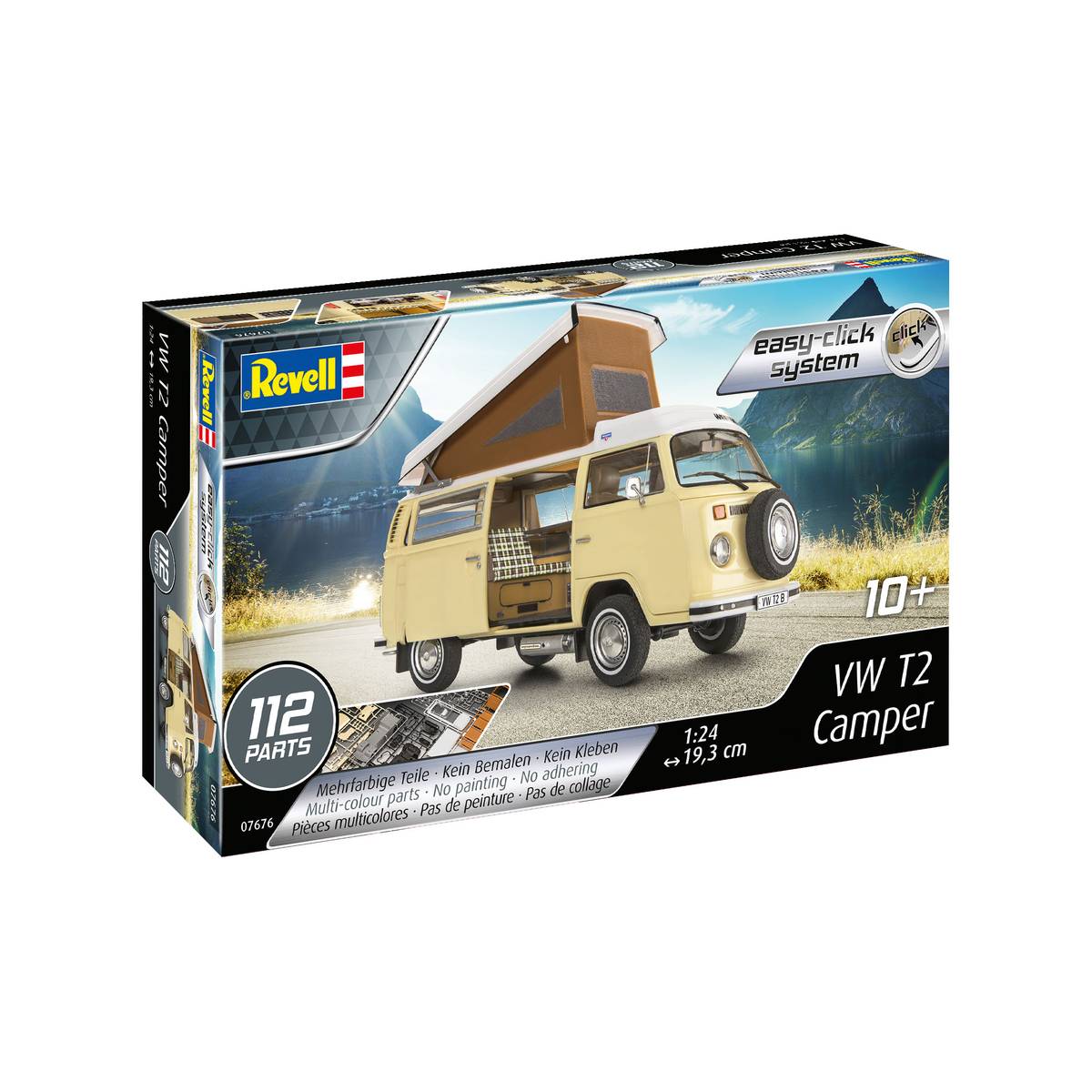 Revell Easy Click VW T2 Camper Model Kit 1:24