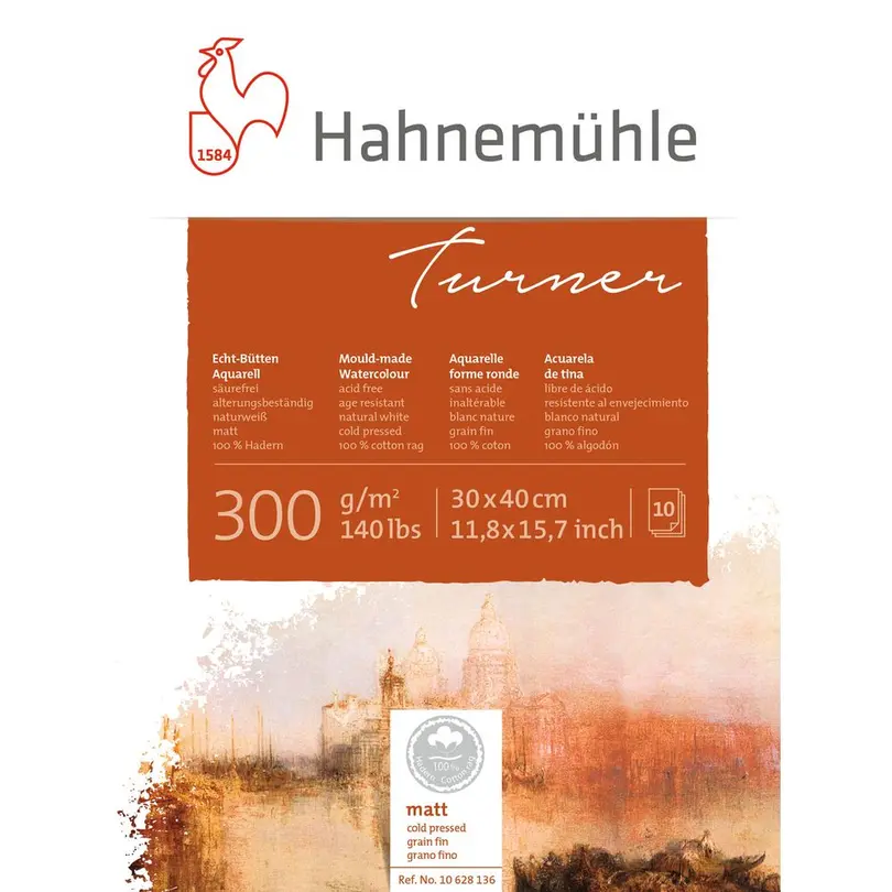 Schreibblock 10er-Set William Turner