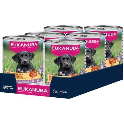 Eukanuba Puppy Rich in Turkey with Carrots