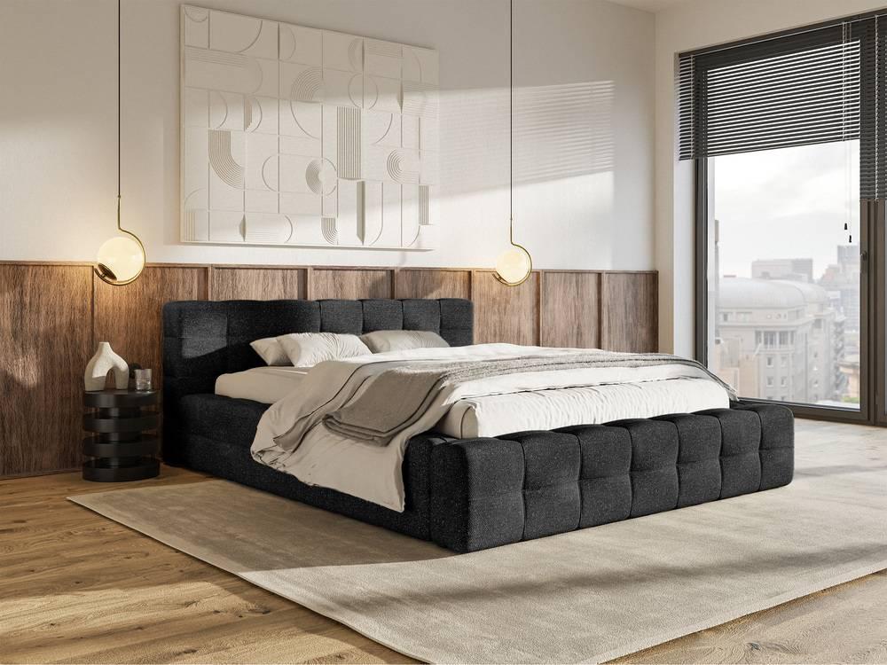 Tilly bedframe chenille met opbergruimte 140 x 200 cm