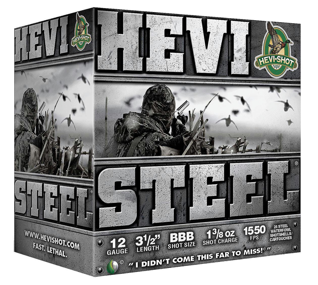 Hevi-Steel 12-Gauge 3.5-in #4 Waterfowl Ammunition, 1-3/8-oz