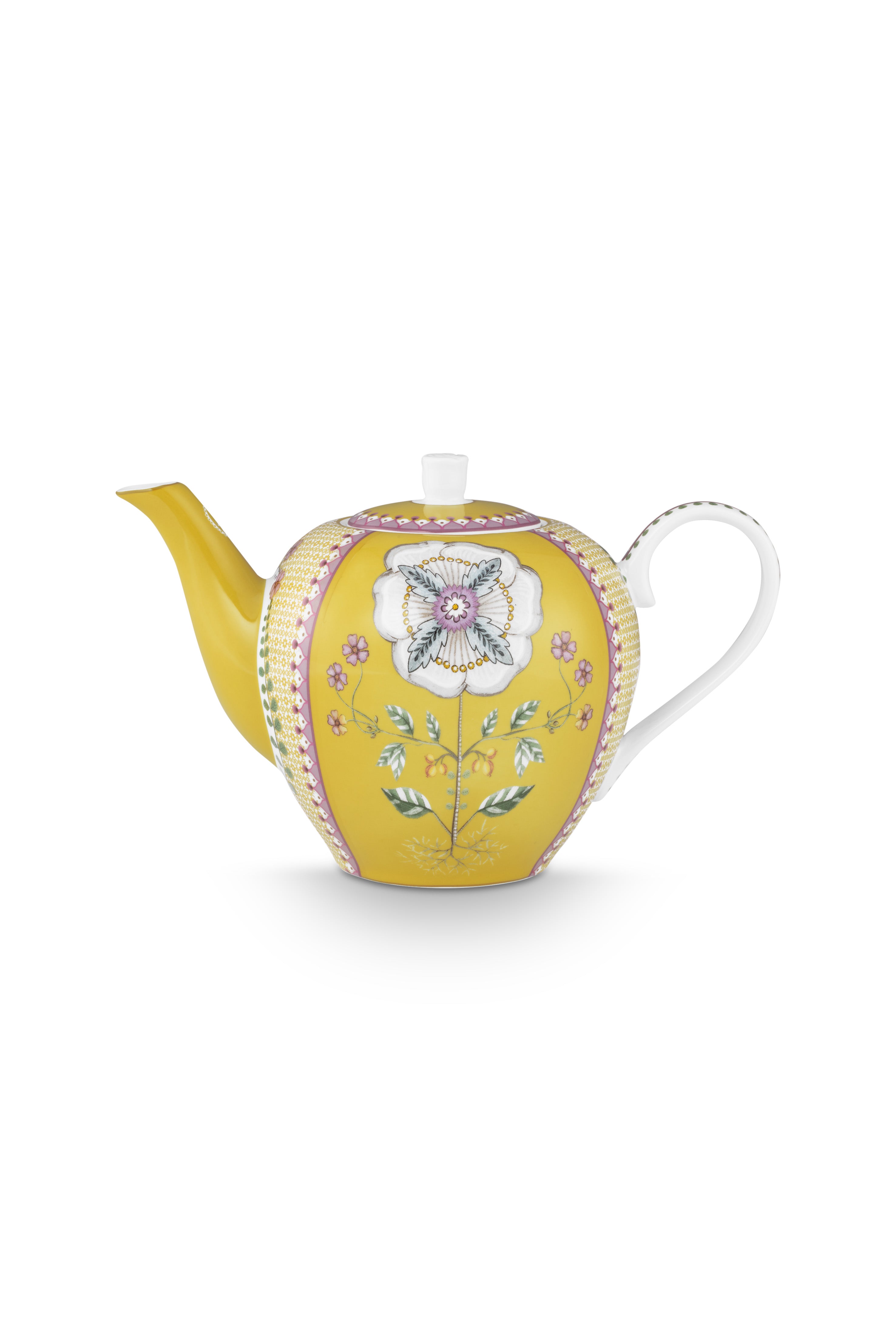 Pip Studio Theepot - Lily&Lotus - Geel - 18cm