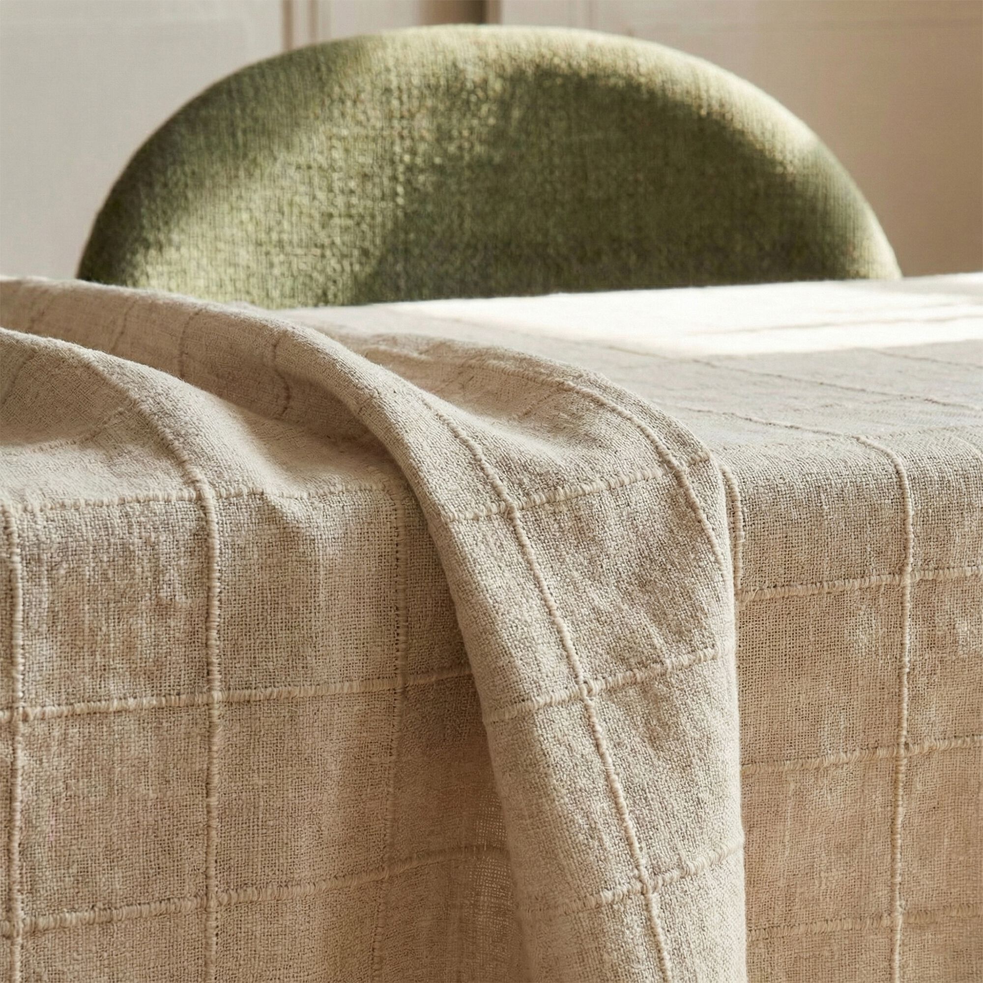 ALAMY - Nappe en coton 150x250cm - beige