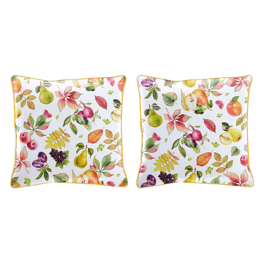 SELLA TO - 2 Housses de coussin en coton 50x50 cm multicolore