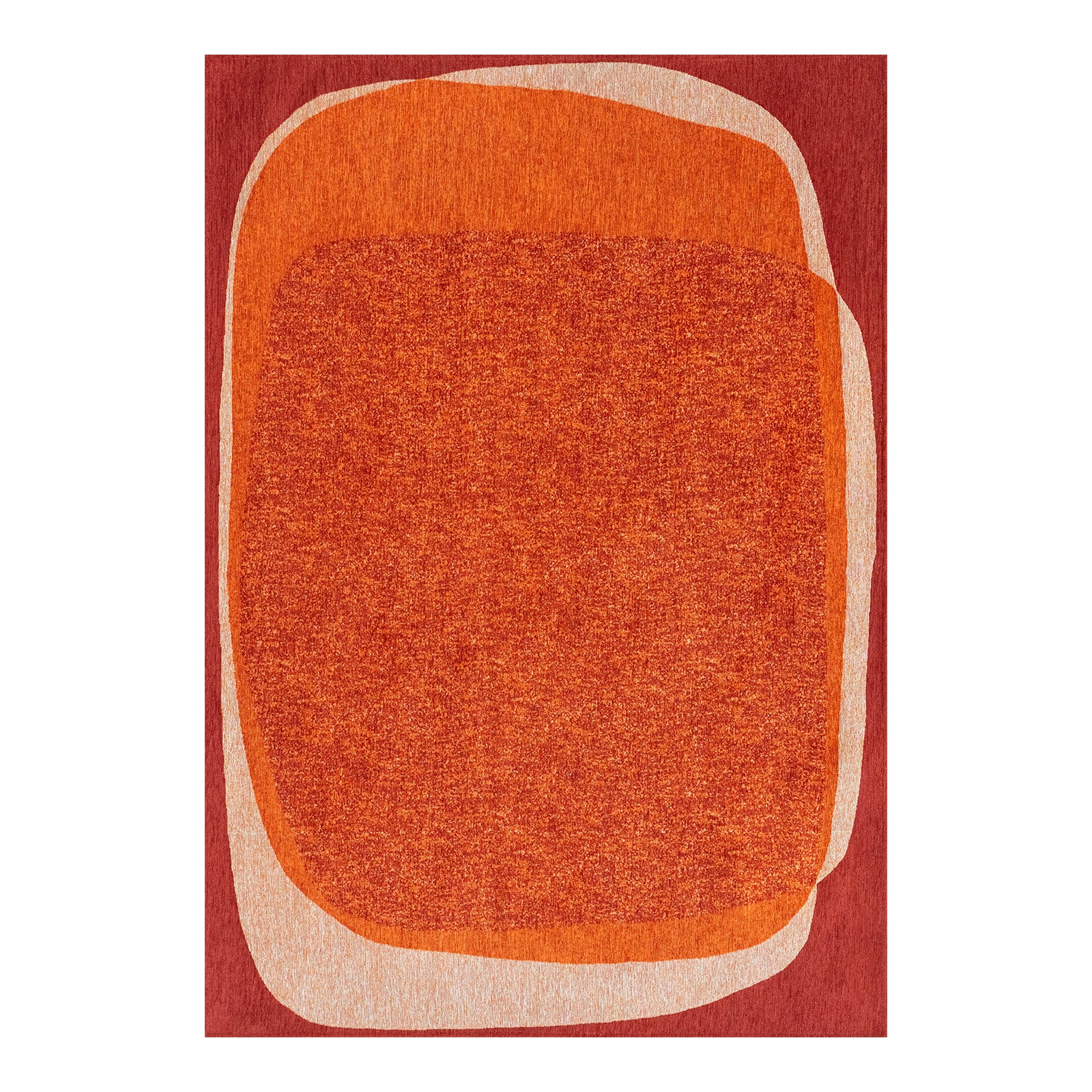 Ecorugs vloerkleed Kanell - rood - 170x240cm