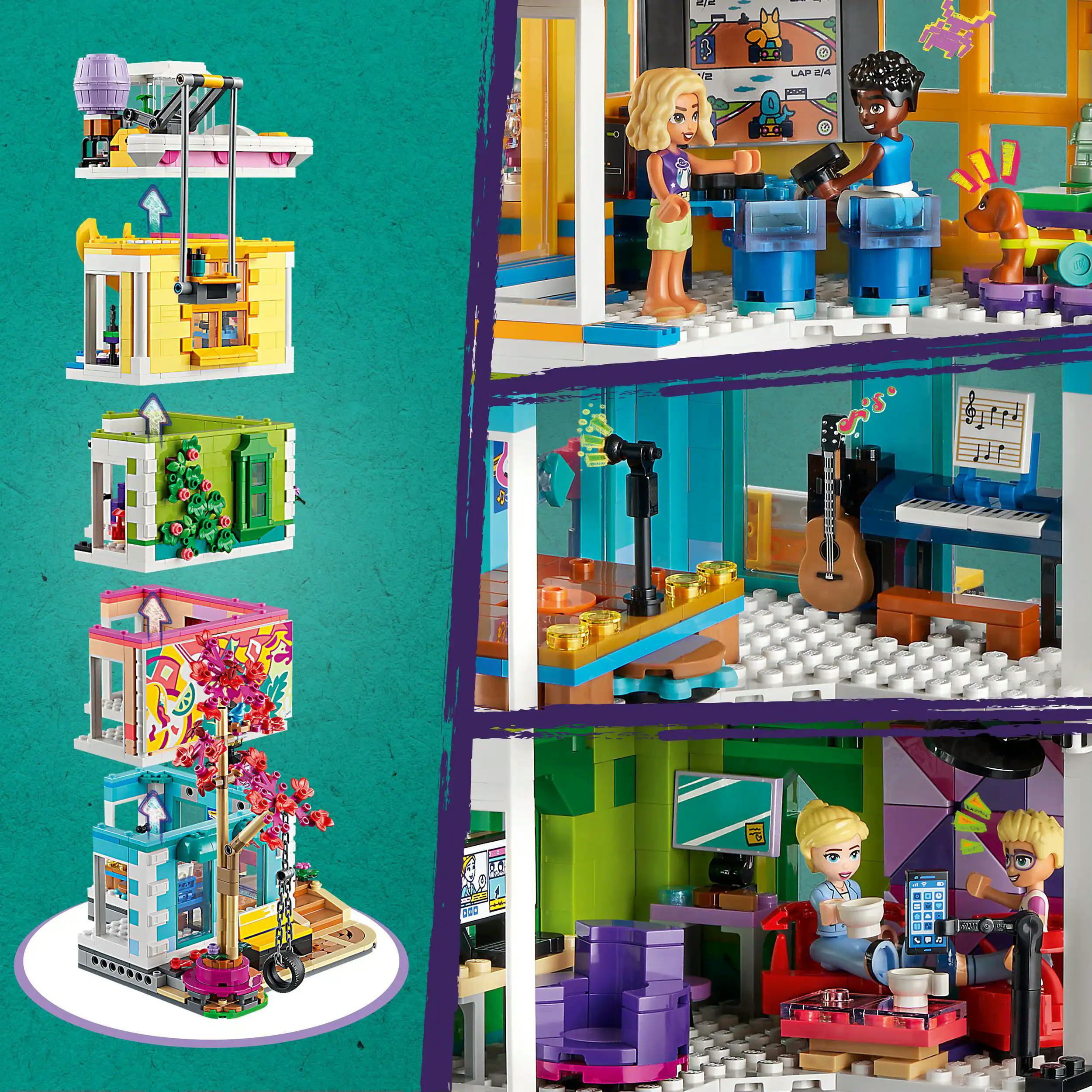 LEGO® Friends Heartlake City Community Center Building Set, Ages 9+