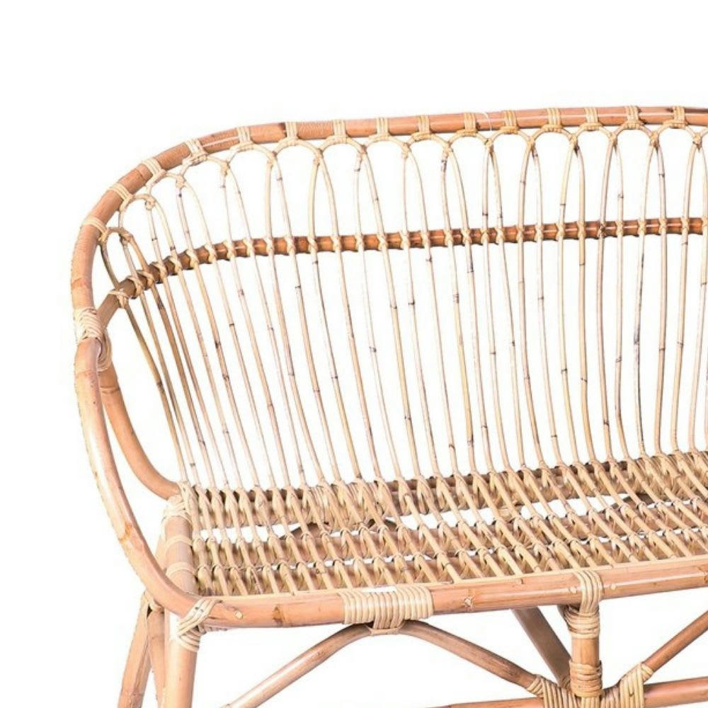 - Banc en rotin longueur 116cm