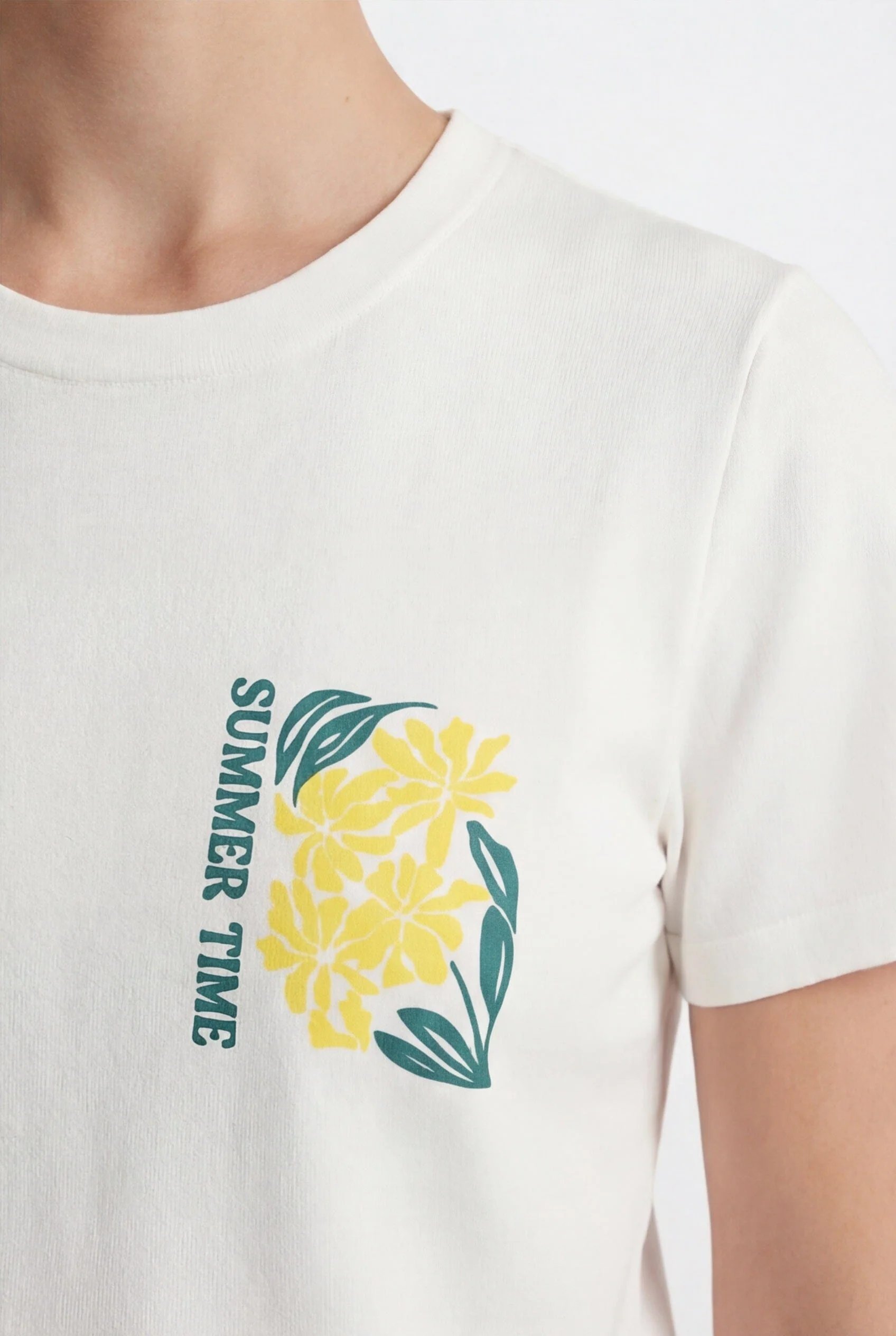 TEE-SHIRT - SUMMER TIME - ECRU