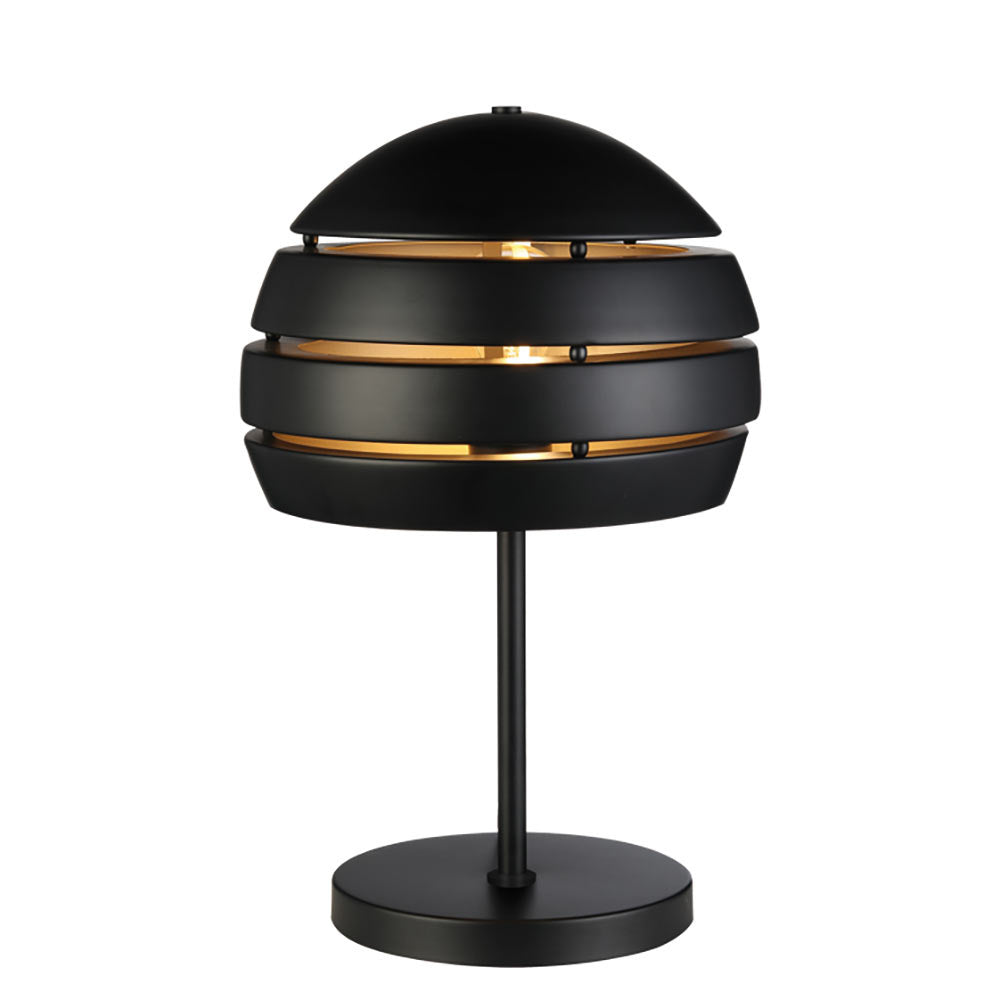 Freelight tafellamp Djarin - 1 lichts - 28 x 45  cm - zwart goud