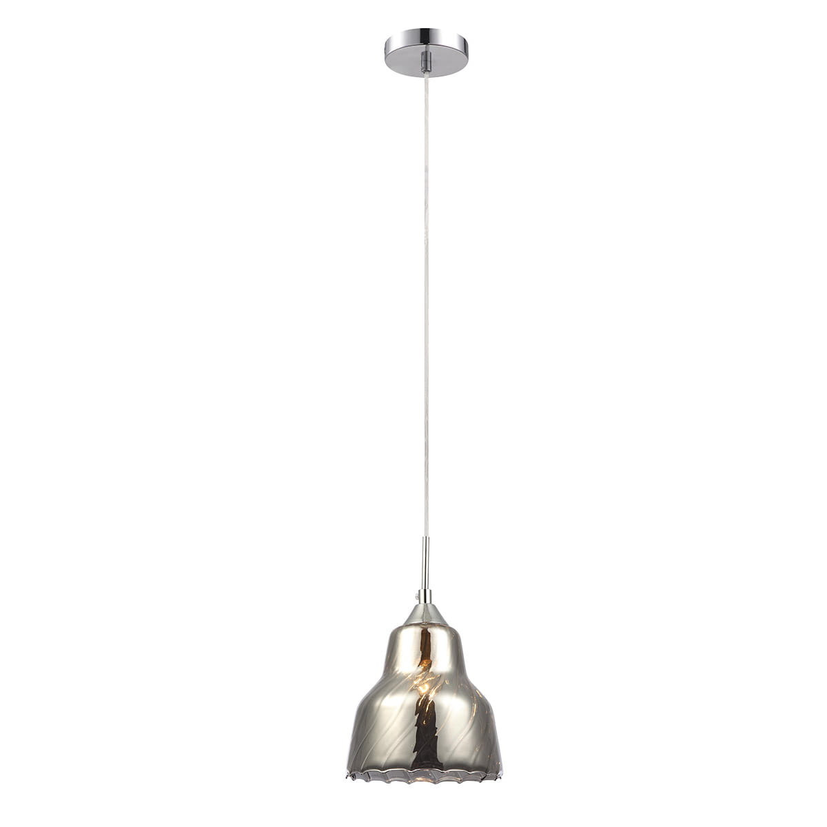 Lampa wisząca chromowana Slizza 1xE14x40W wym: 100x16x16 cm Italux