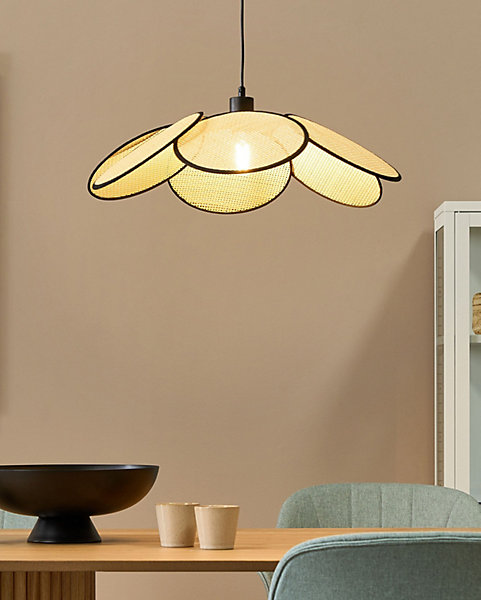 Lampe suspension MEROO Papier Naturel