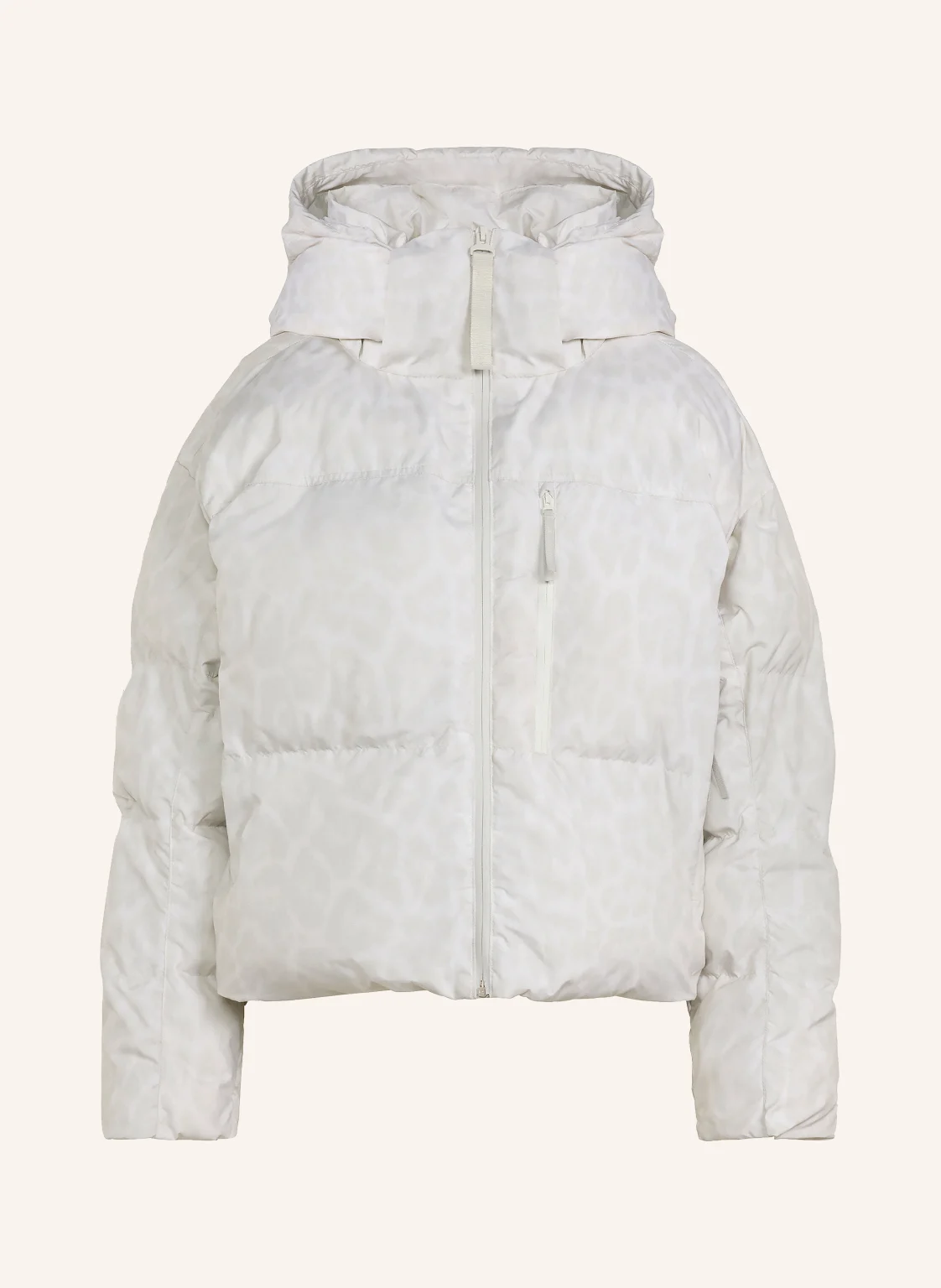 adidas by Stella McCartney Steppjacke ADIDAS BY STELLA MCCARTNEY SHORT PADDED PRINTED mit abnehmbarer Kapuze
