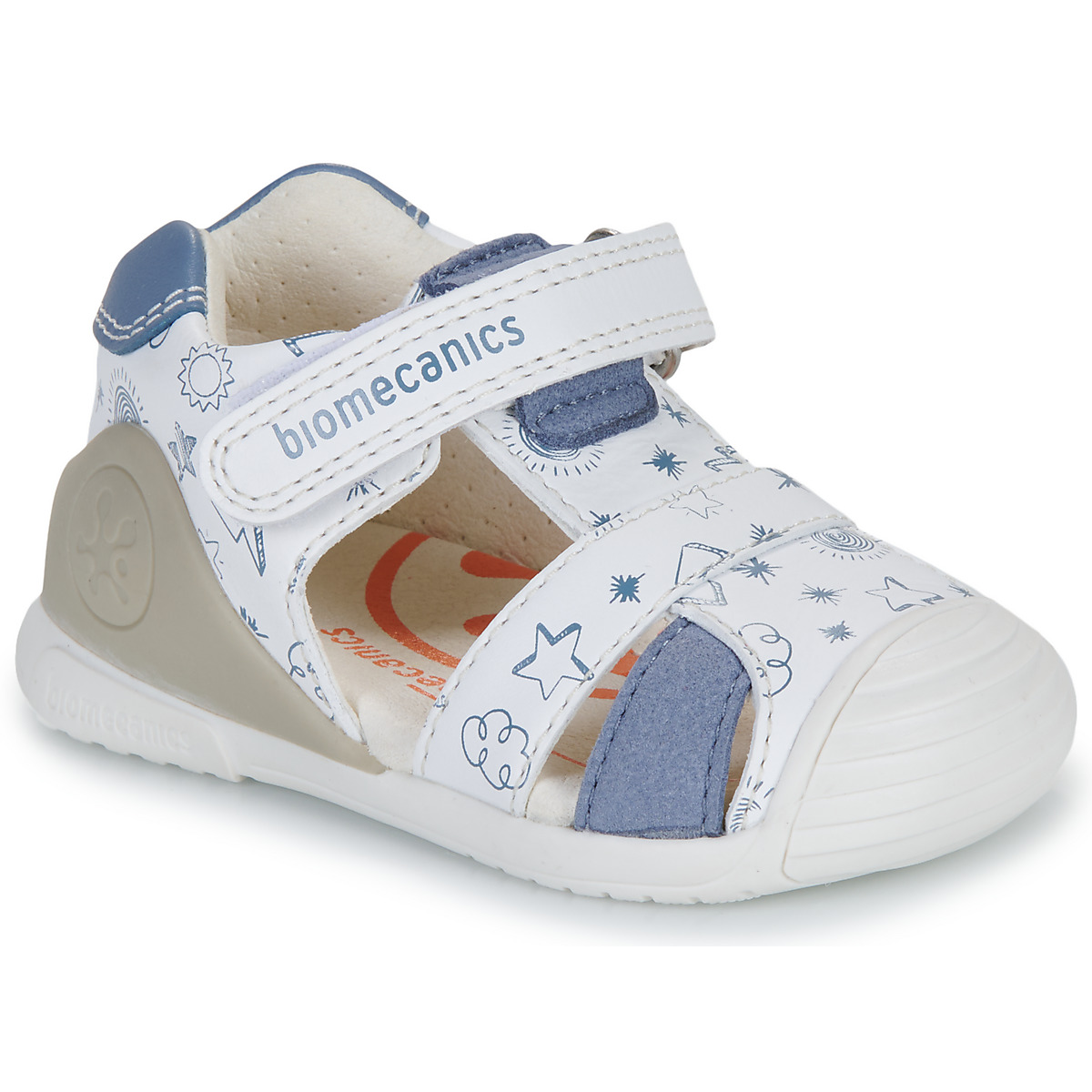 Biomecanics - BIOGATEO CASUAL - White / Blue