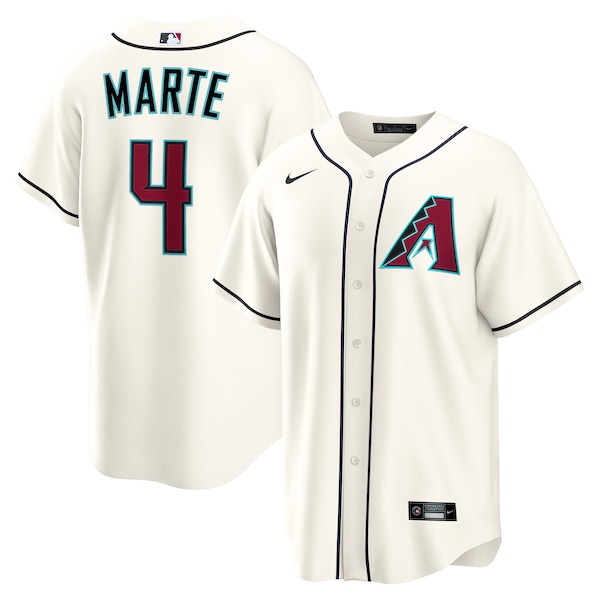 Ketel Marte Arizona Diamondbacks Nike Youth Home Replica Jersey - Cream