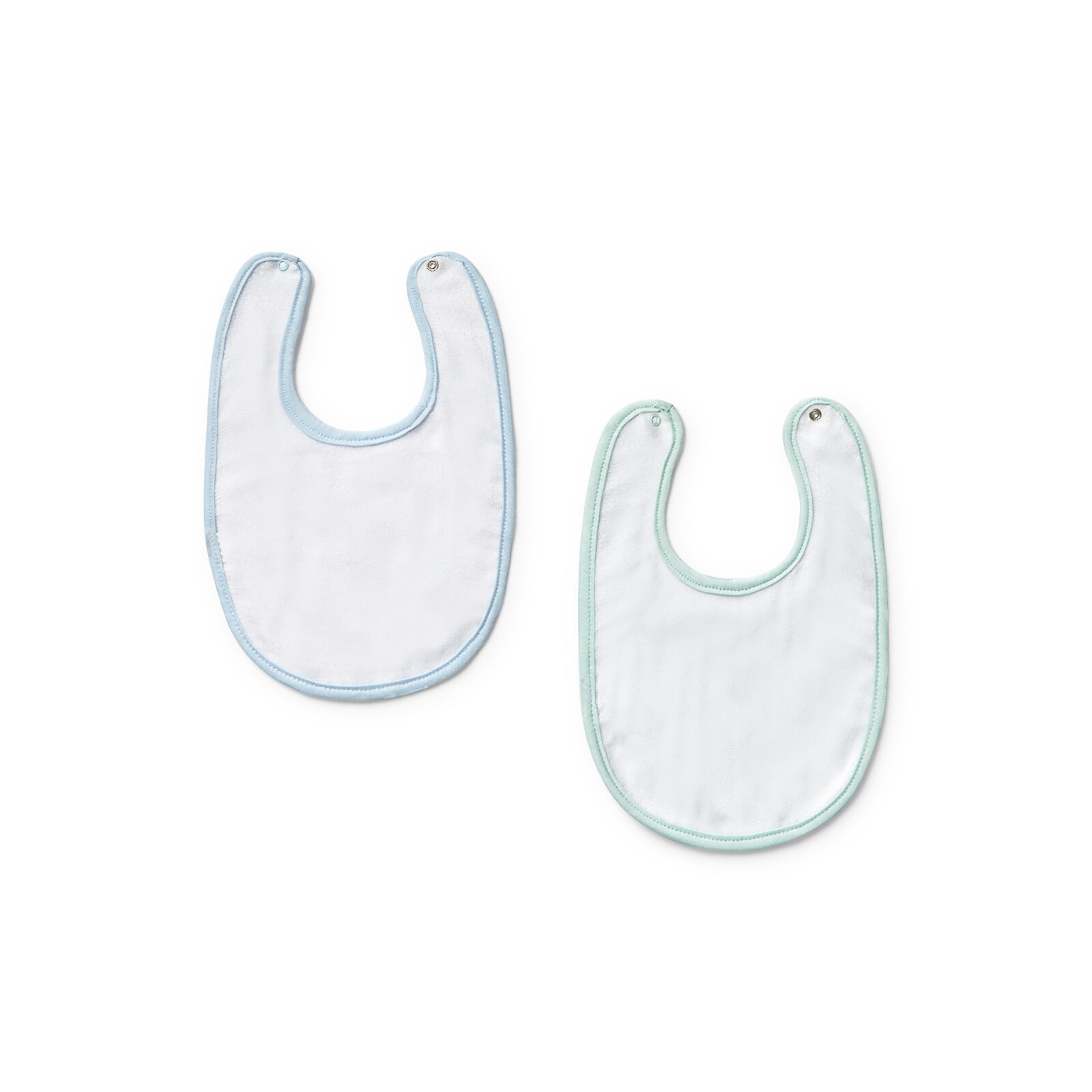 Set de baberos de bebé HFluffy celeste