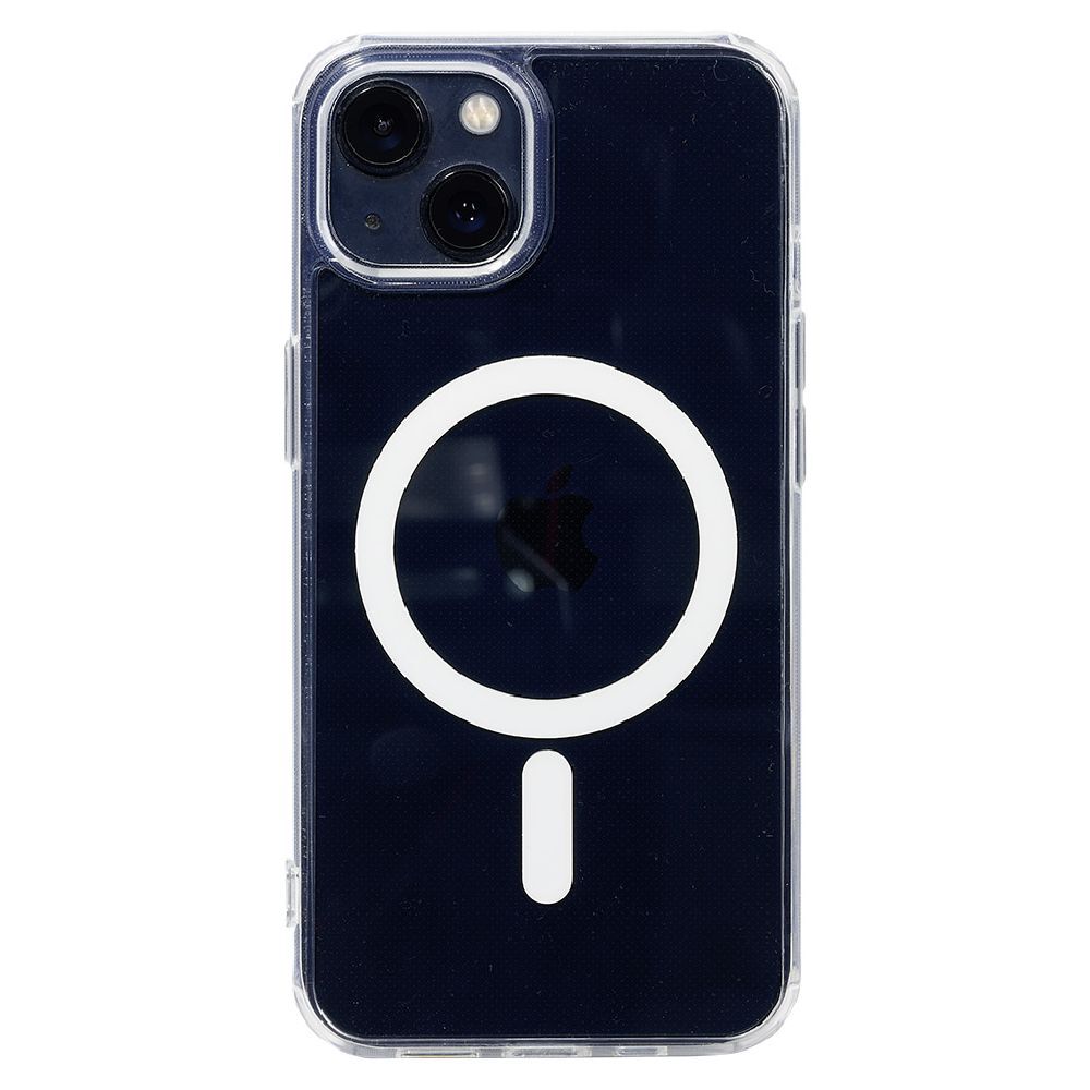 Coque magnétique iPhone 13 Mini transparent