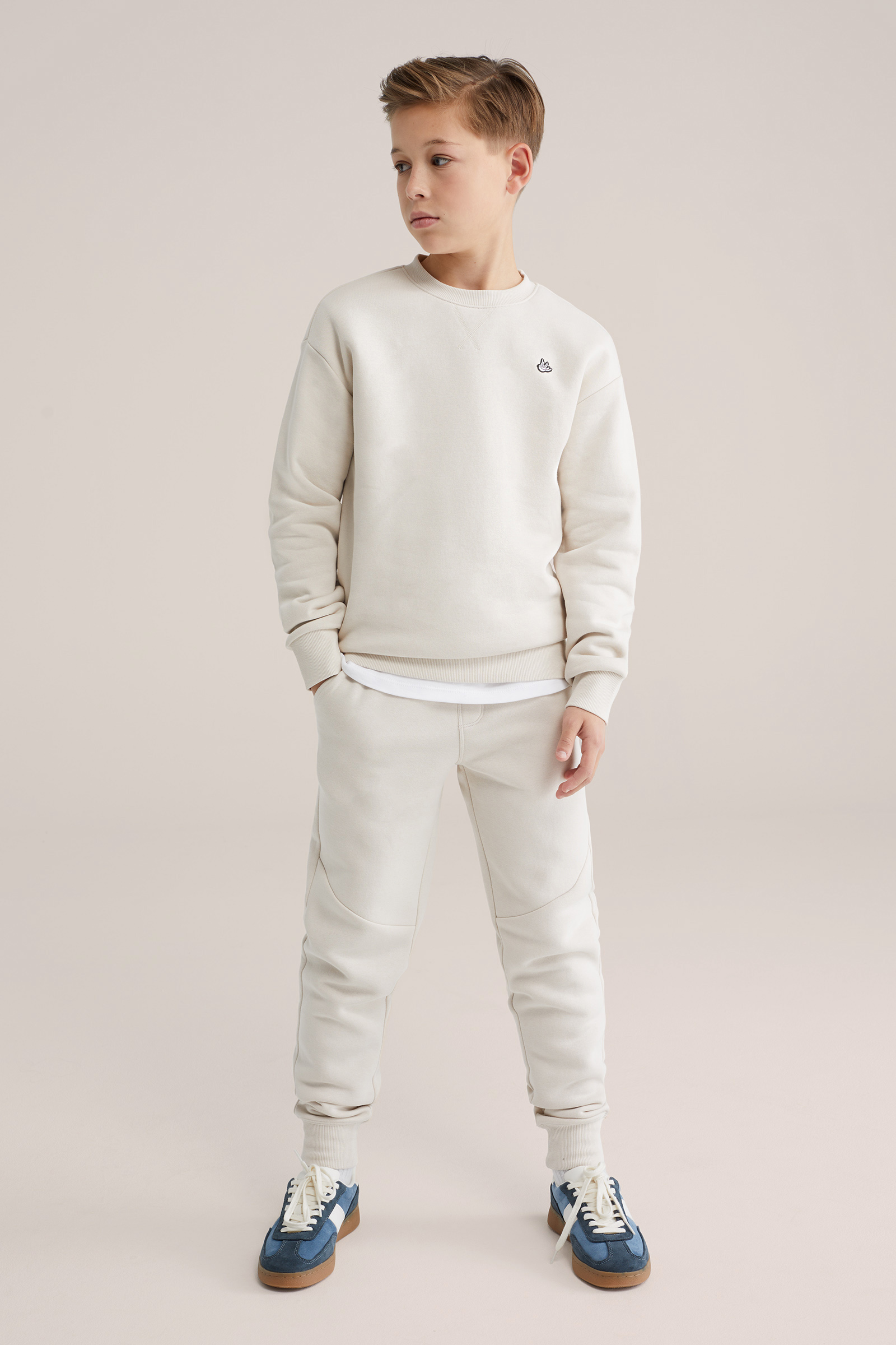 Jongens regular fit sweater met embroidery