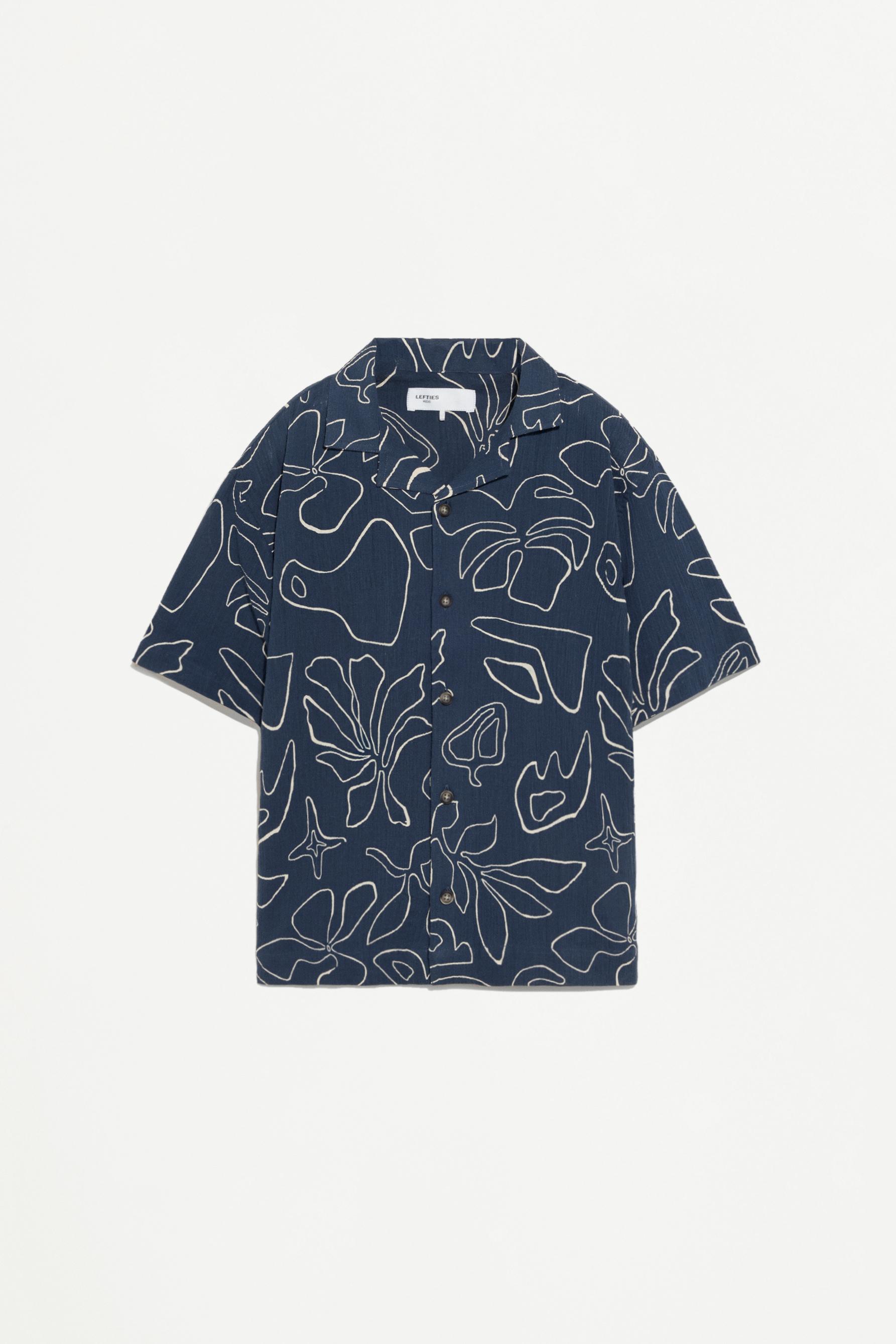 Camisa resort estampada