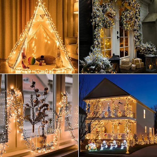 NNEOBA LED Firecrackers Christmas String Lights