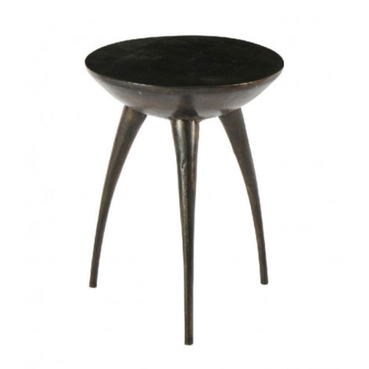StarFurn Salontafel Elze - Rond Zwart Metaal - 38x38x55cm