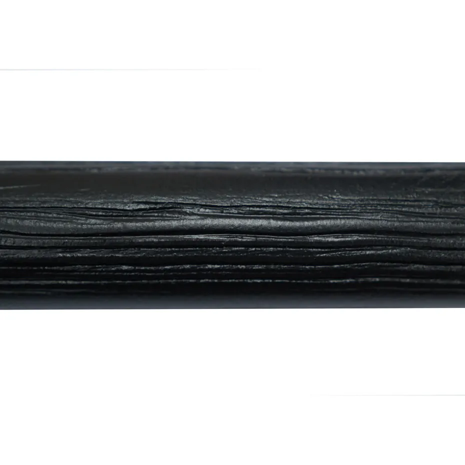 Kwantum Gordijnroedes | Gordijnroede 200cm Zwart Hout Ø28mm