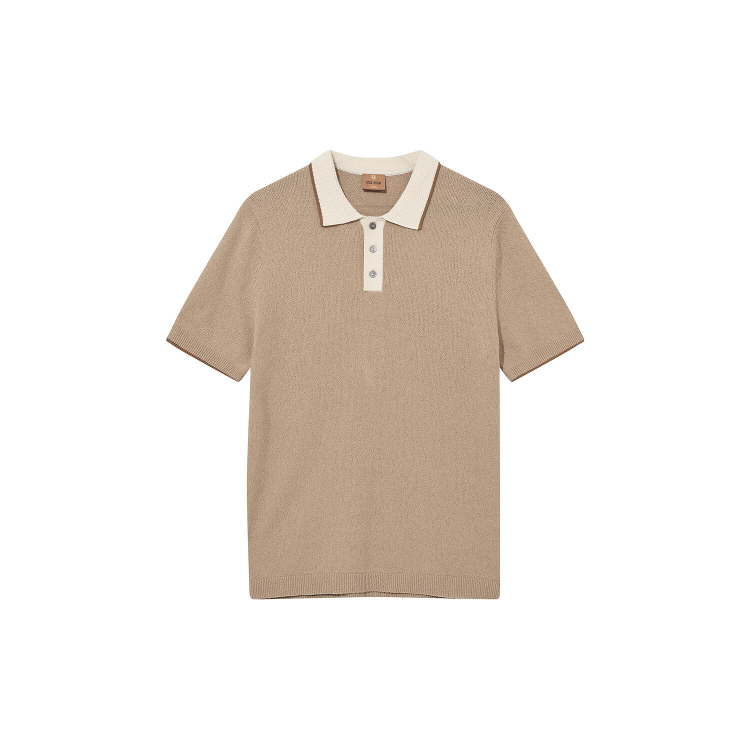 MMGFrancesco Polo SS Knit, dune