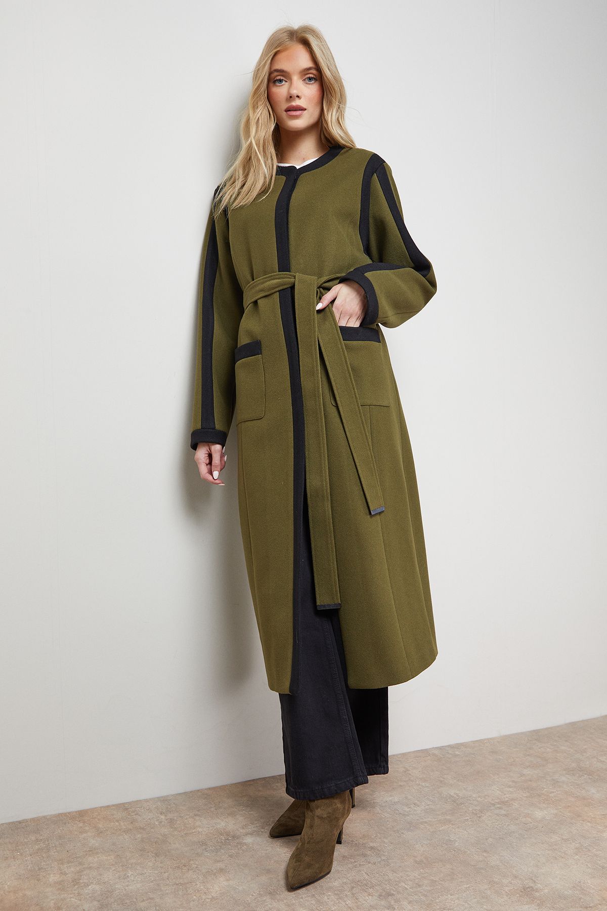 Oasis Tipped Coat