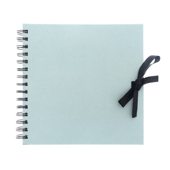 Spiral Bound Pastel Blue Scrapbook 8 x 8 Inches
