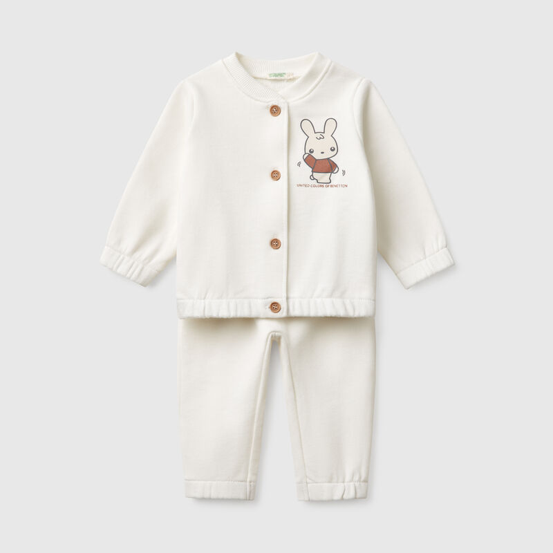 Sweatsuit in cotton