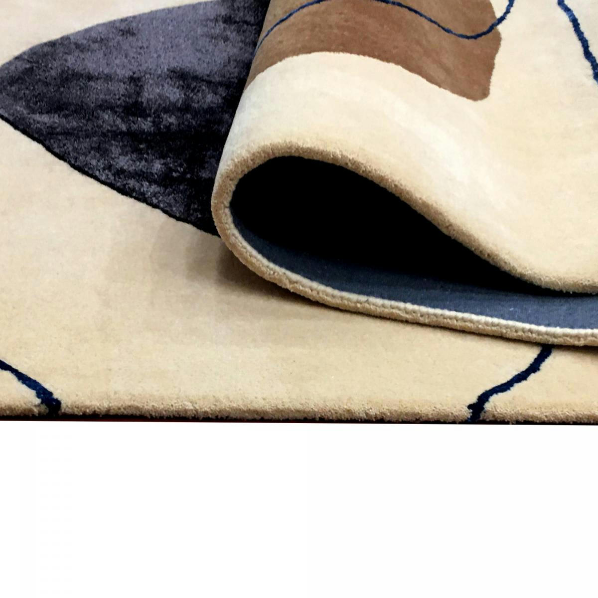 AZUR - Tapis salon beige 160x230