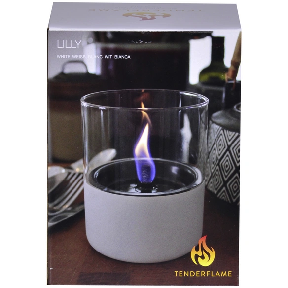 Tischfeuer »Lilly«, Format: 17cm x 10cm x 10cm (H x B x T)