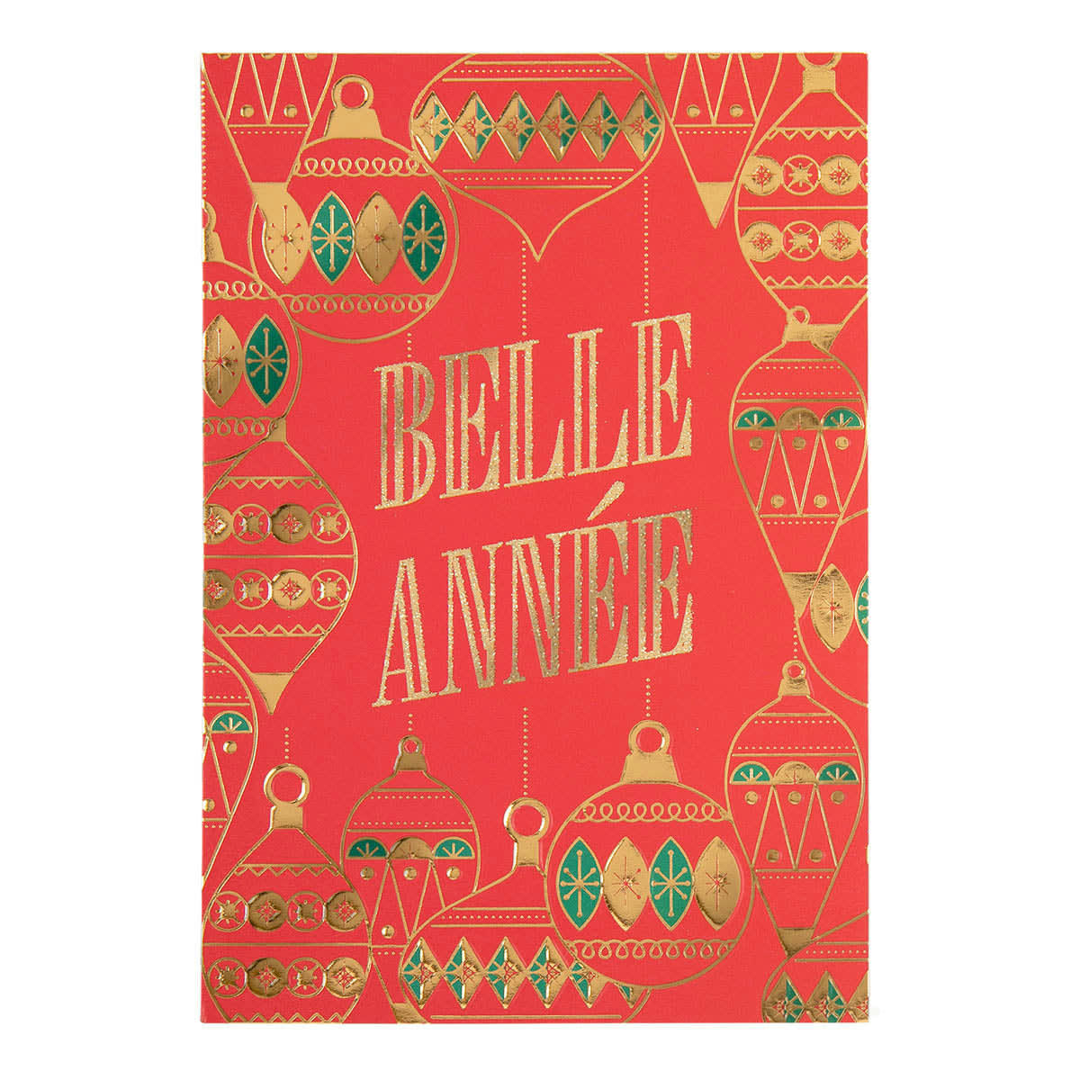 - Carte De Vœux Noël Chic Multi Boules De Noël