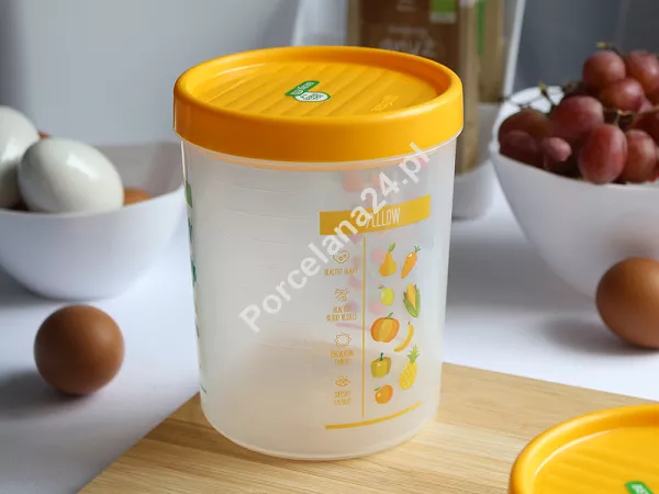 Pojemnik okrągły 1,2 L Berossi - Vitaline słoneczny 1Y.POJ.VIT-S1,2L