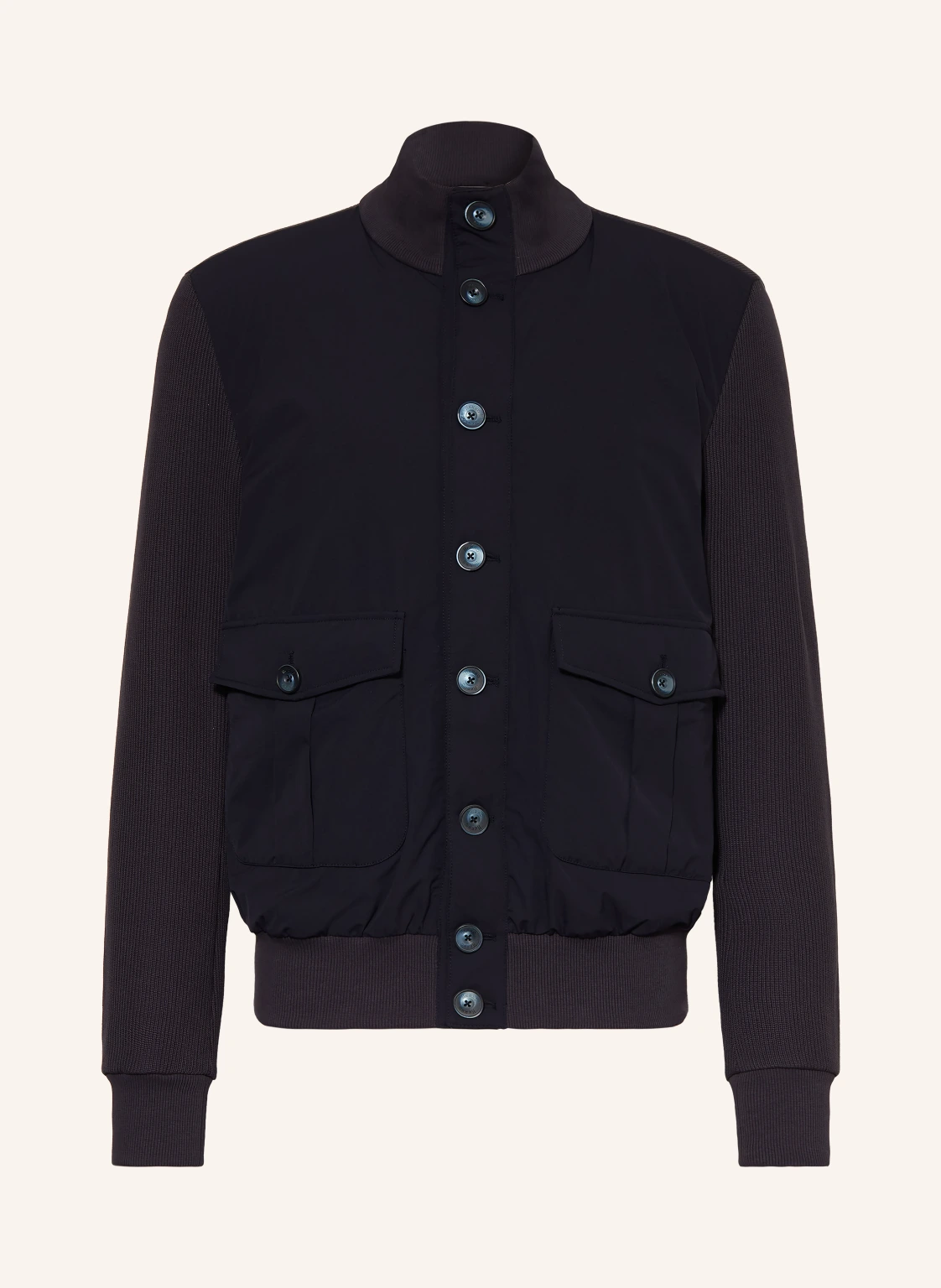 HERNO Blouson im Materialmix