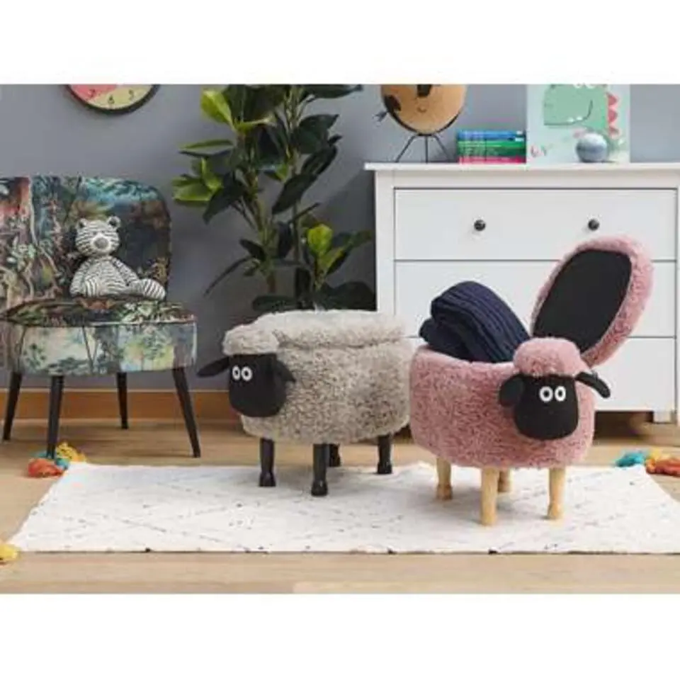 SHEEP - Hocker - Roze - Polyester