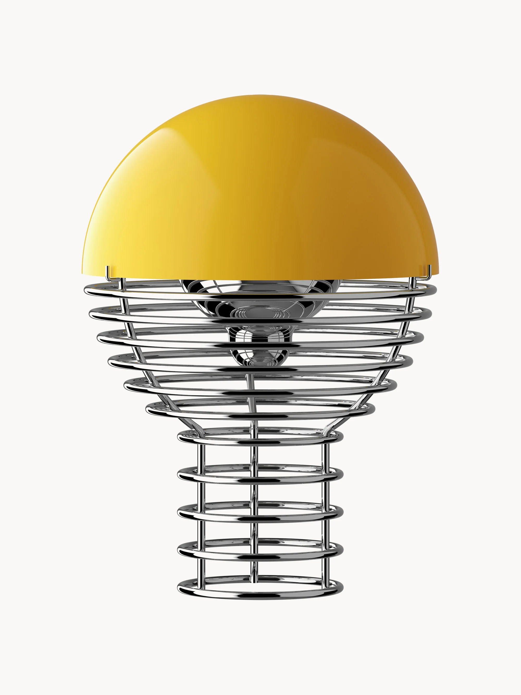 Kleine mobile LED-Tischlampe Wire, dimmbar, Design Verner Panton