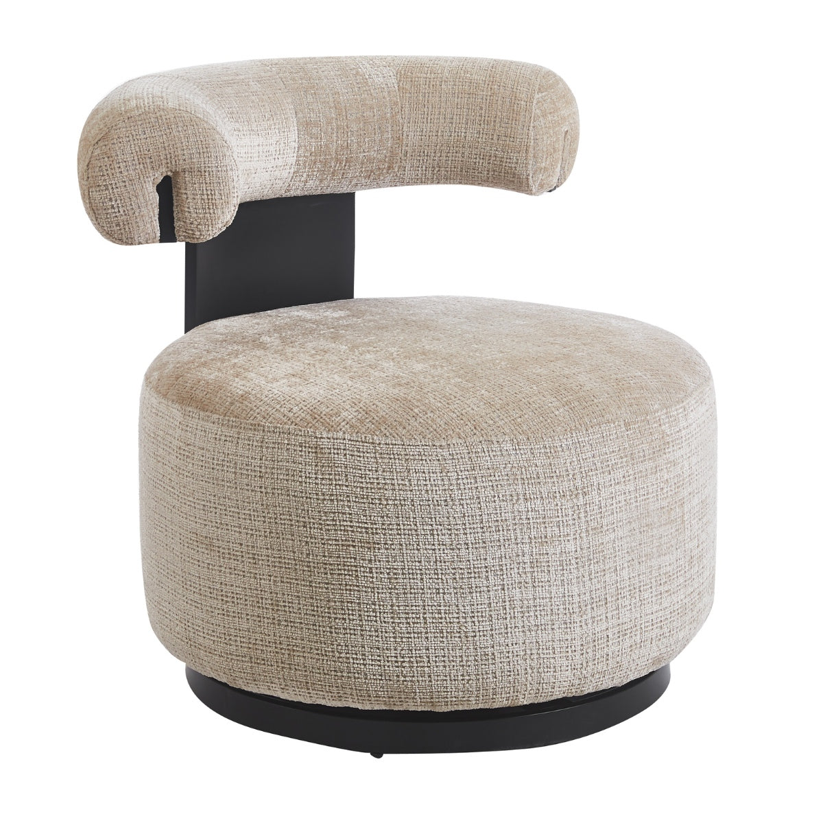 DÉJA Living Draaifauteuil Caranza - Taupe Stof
