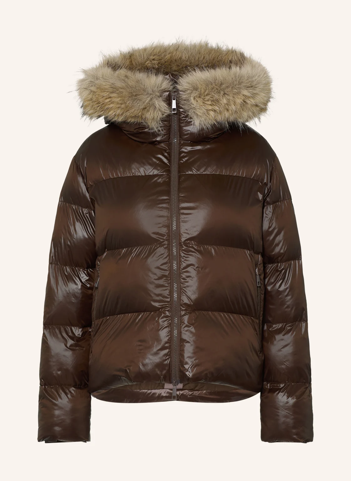 darling harbour Steppjacke mit Kunstfell