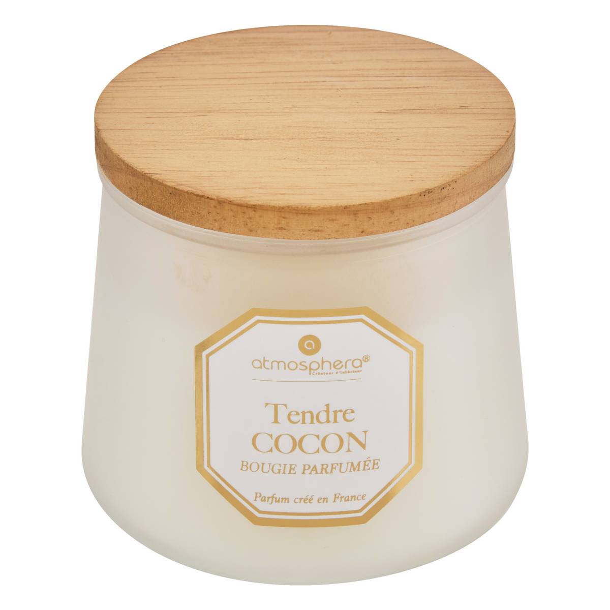 Scented Candle "Elisa" White Musk, Transparent, 200g