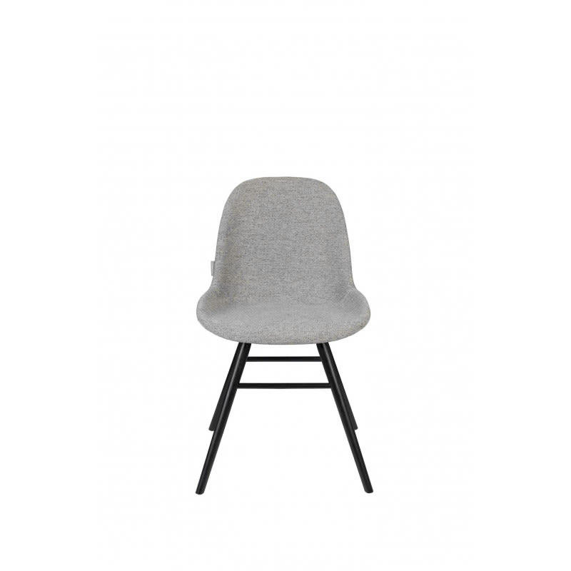 ALBERT KUIP SOFT - Chaise design en tissu gris
