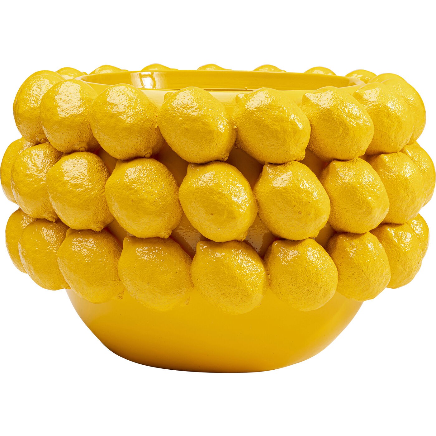 Kare Design Sierpotten Planter citroen geel