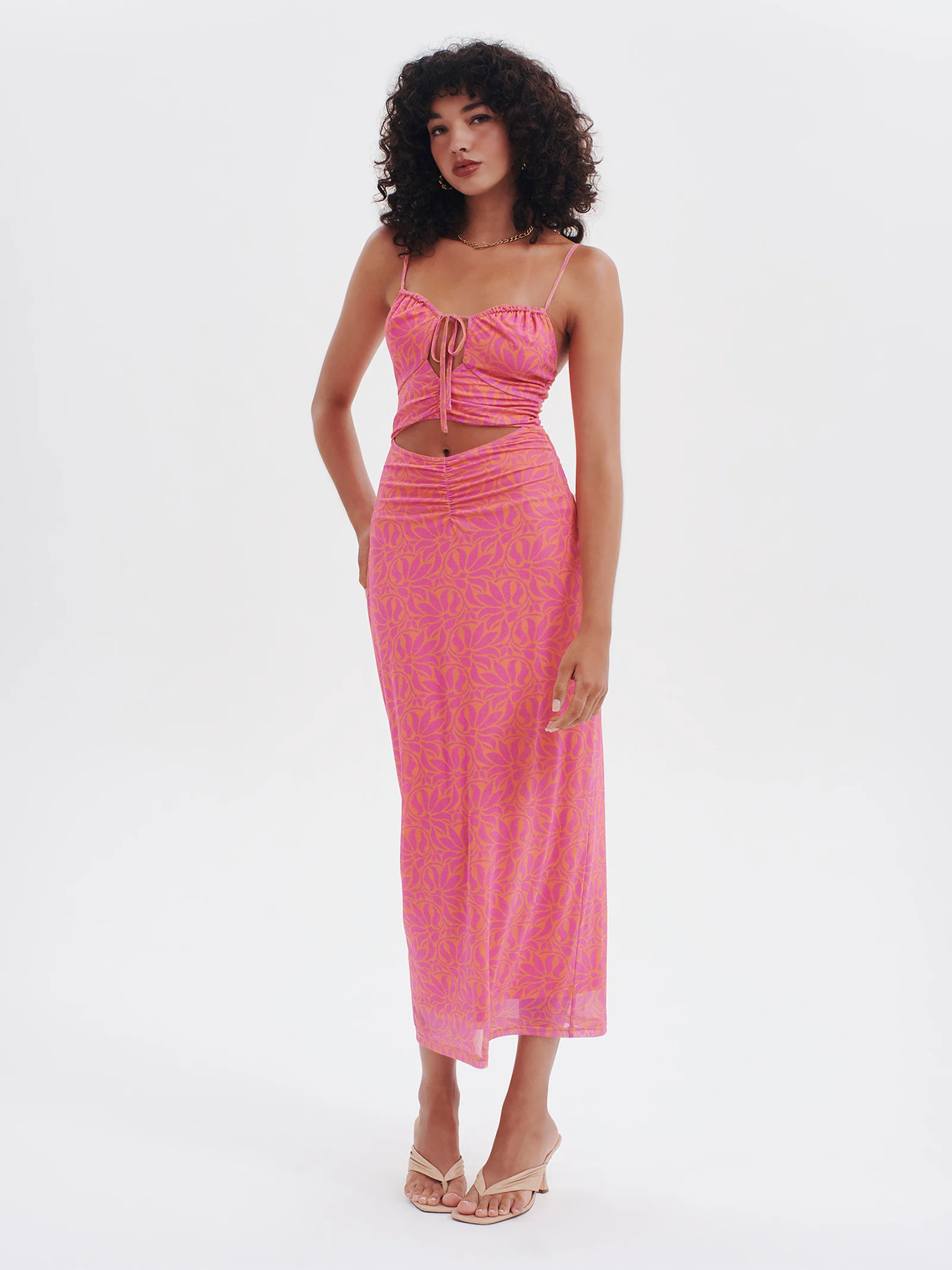 Desire Mesh Midi Dress