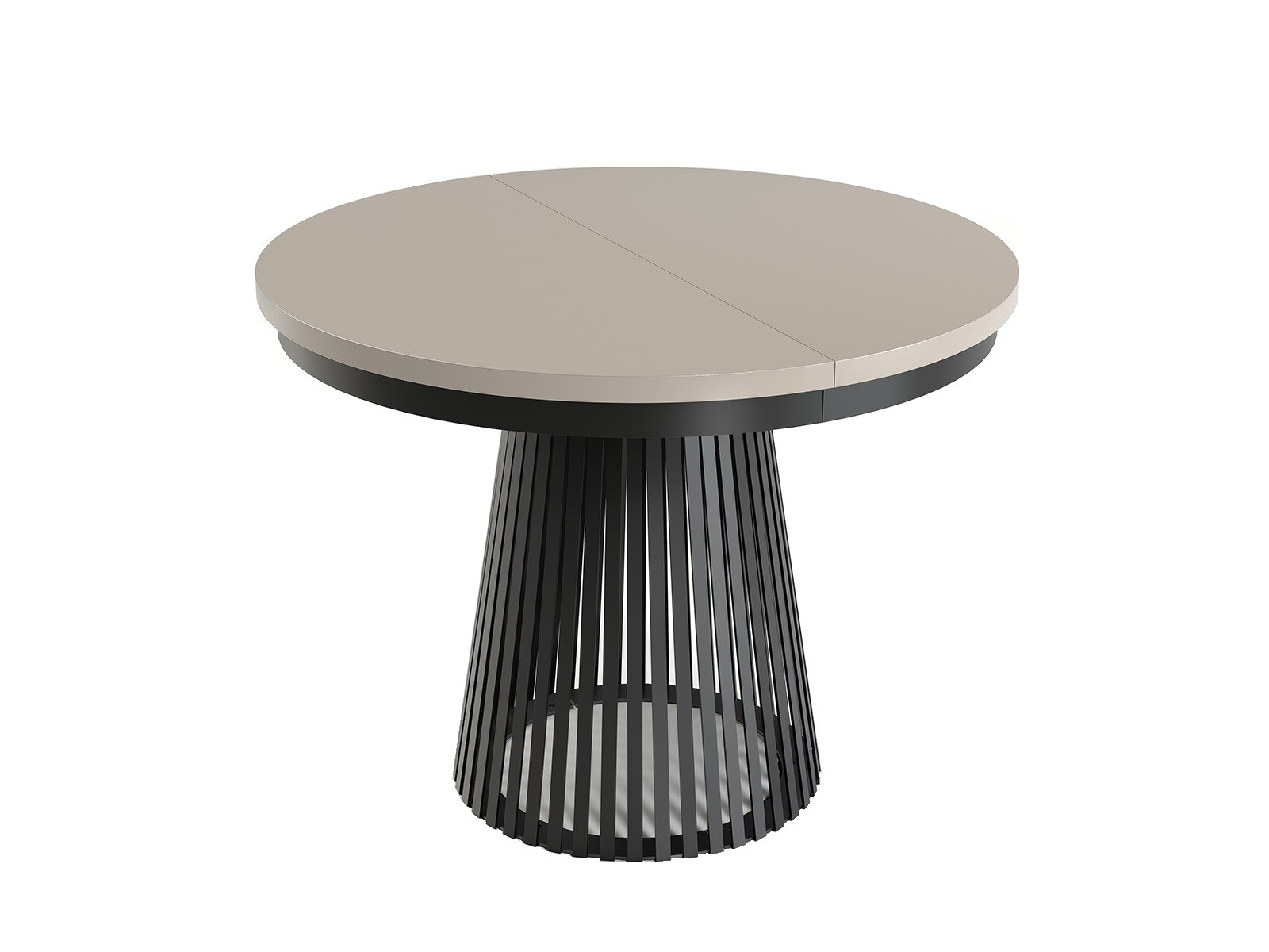 Stół rozkładany GORI w kolorze clay gray/ czarny