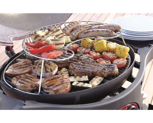 Ziggy Classic Triple Grill LPG BBQ Plus Cart Bundle - Gunmetal Grey