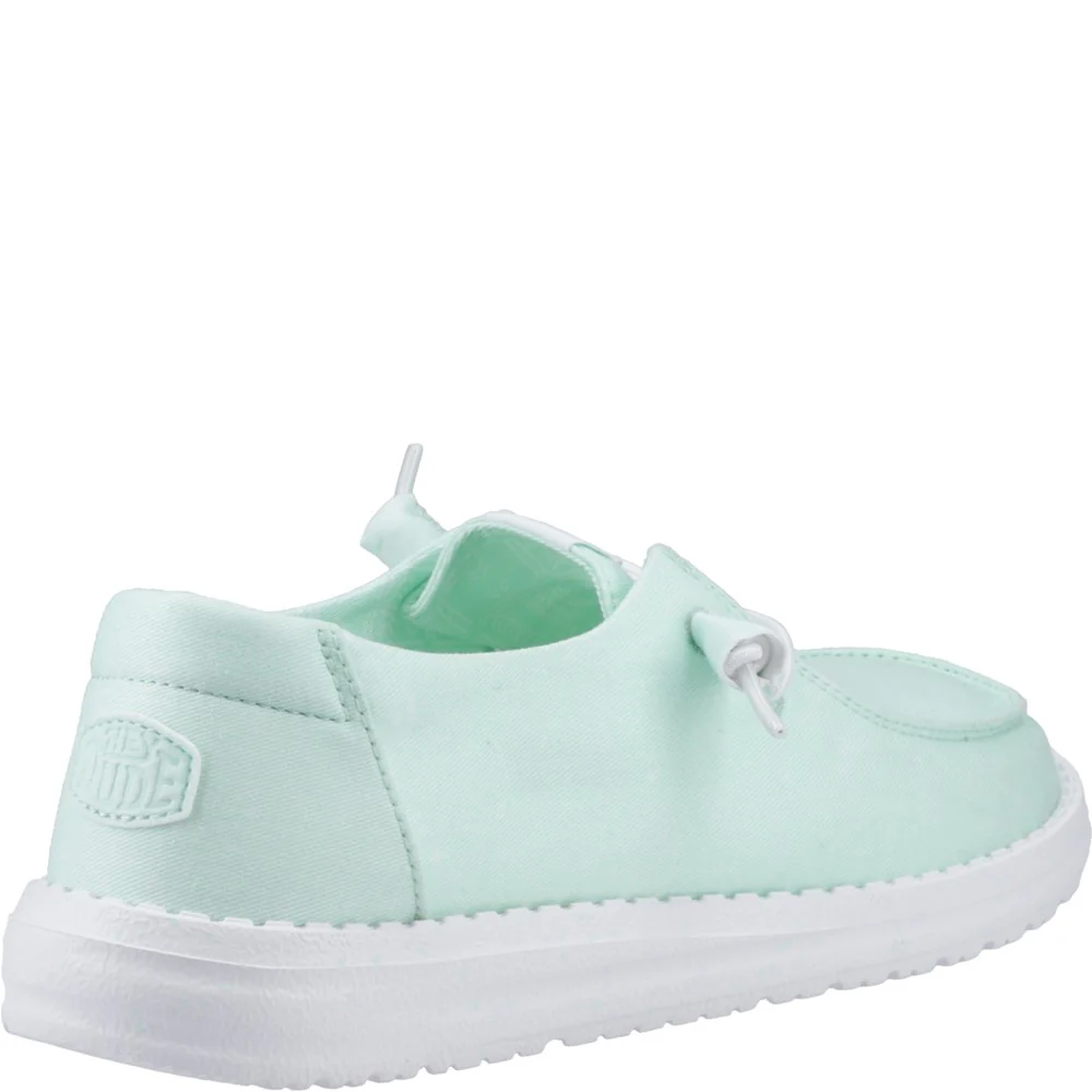 HEYDUDE Wendy Stretch Canvas Slip on Shoe