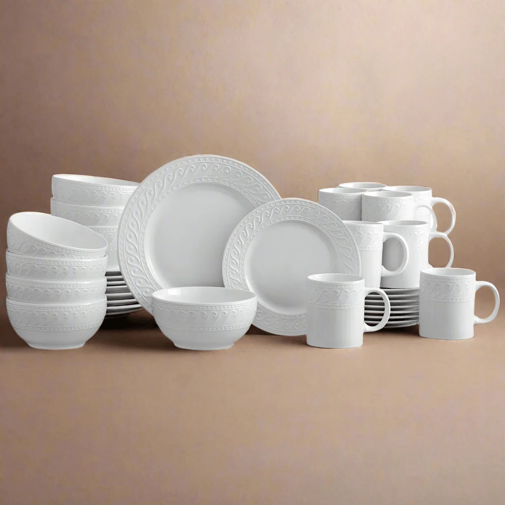 Sylvia 32 Piece Dinnerware Set, Service for 8