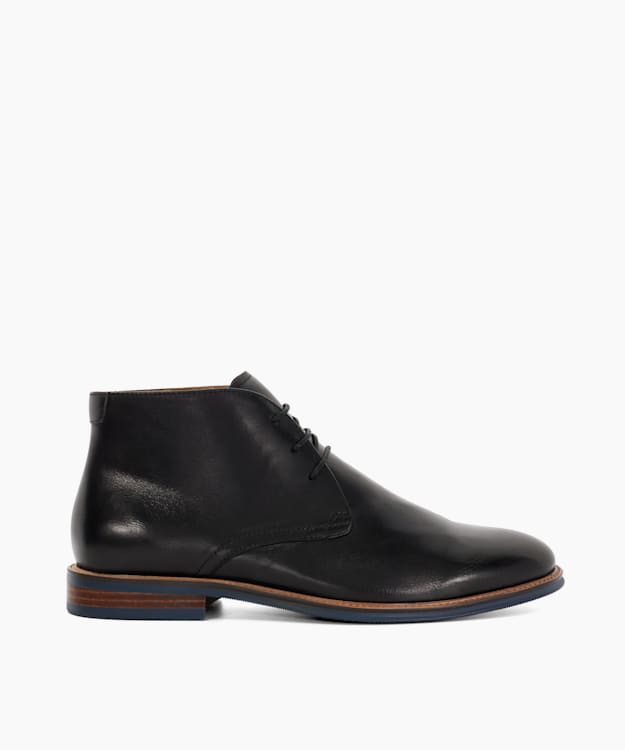 Millers Black - Round Toe Lace Up Boots