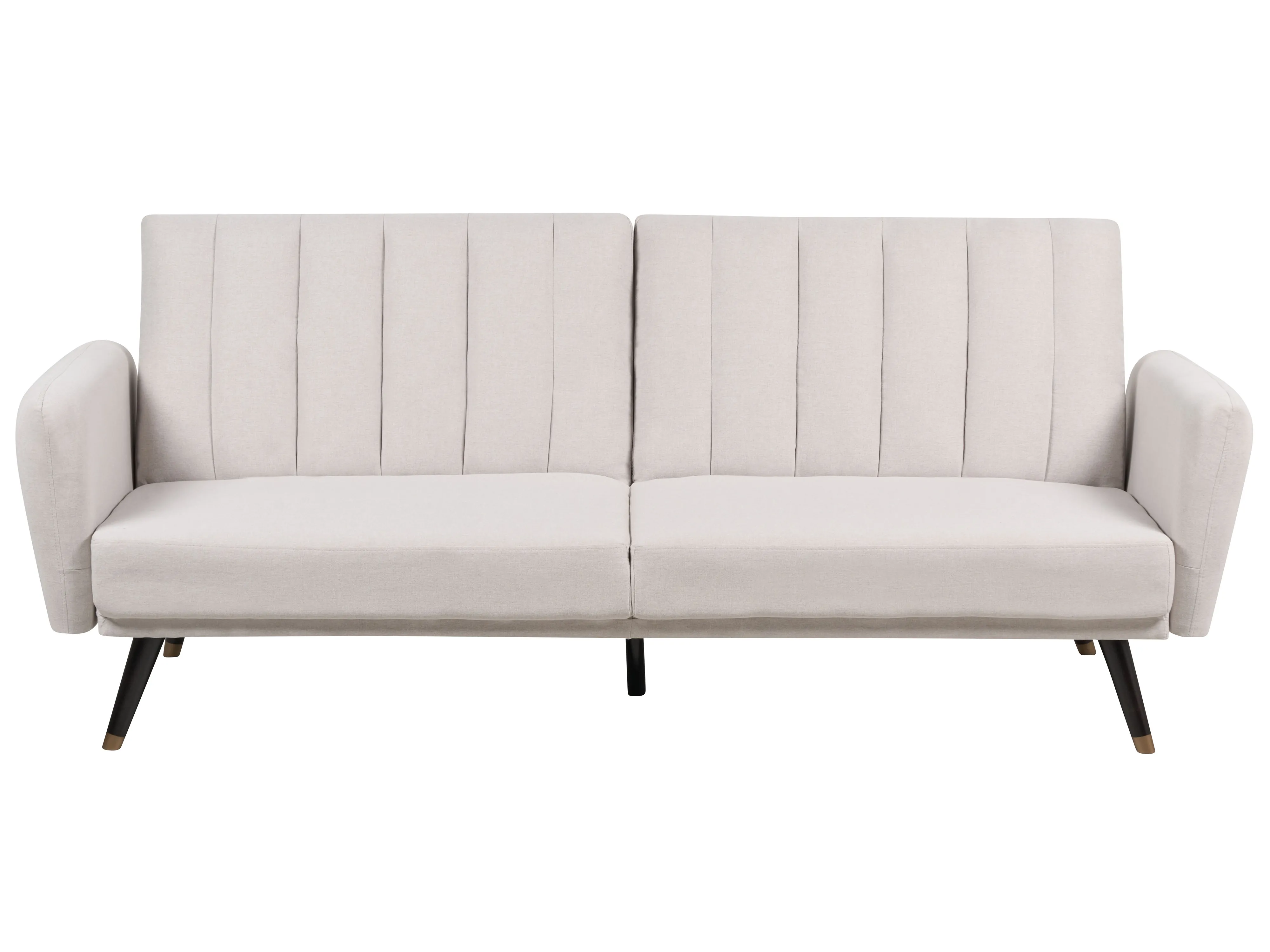Sofa Bed 3 Seater VIMMERBY Fabric Beige