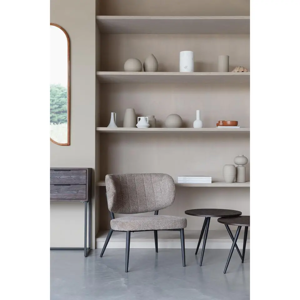 Housecraft Sanne Loungestoelen/ Fauteuil Bruin